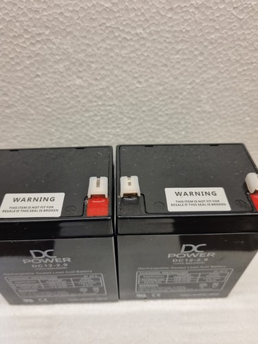 Two 12v 9ah razor crazy - two, 2.9ah